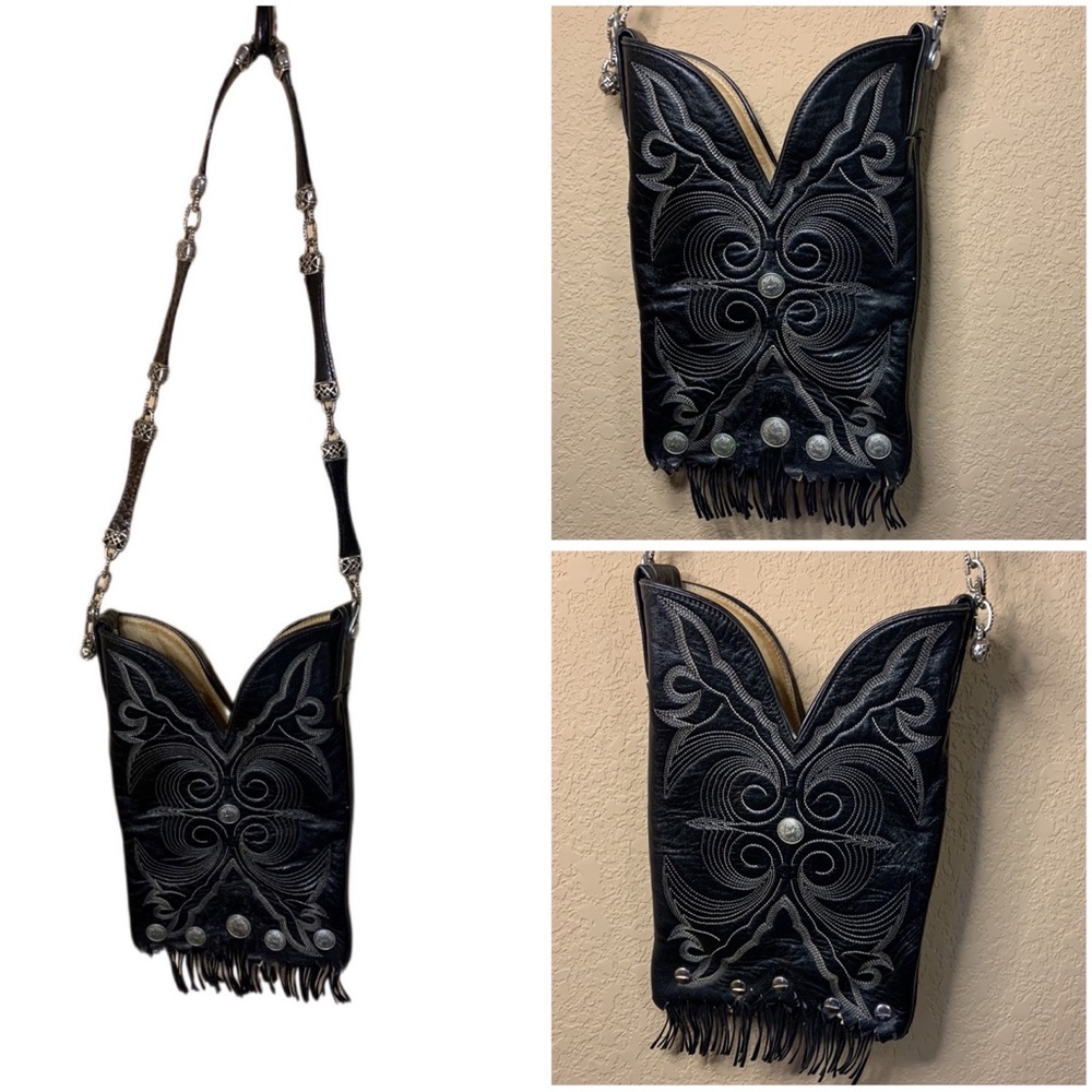 Western Hondo Cowboy Boot Shoulder Purse